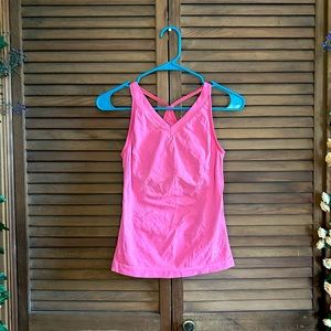 Neon Pink Active by Old Navy Exercise top M